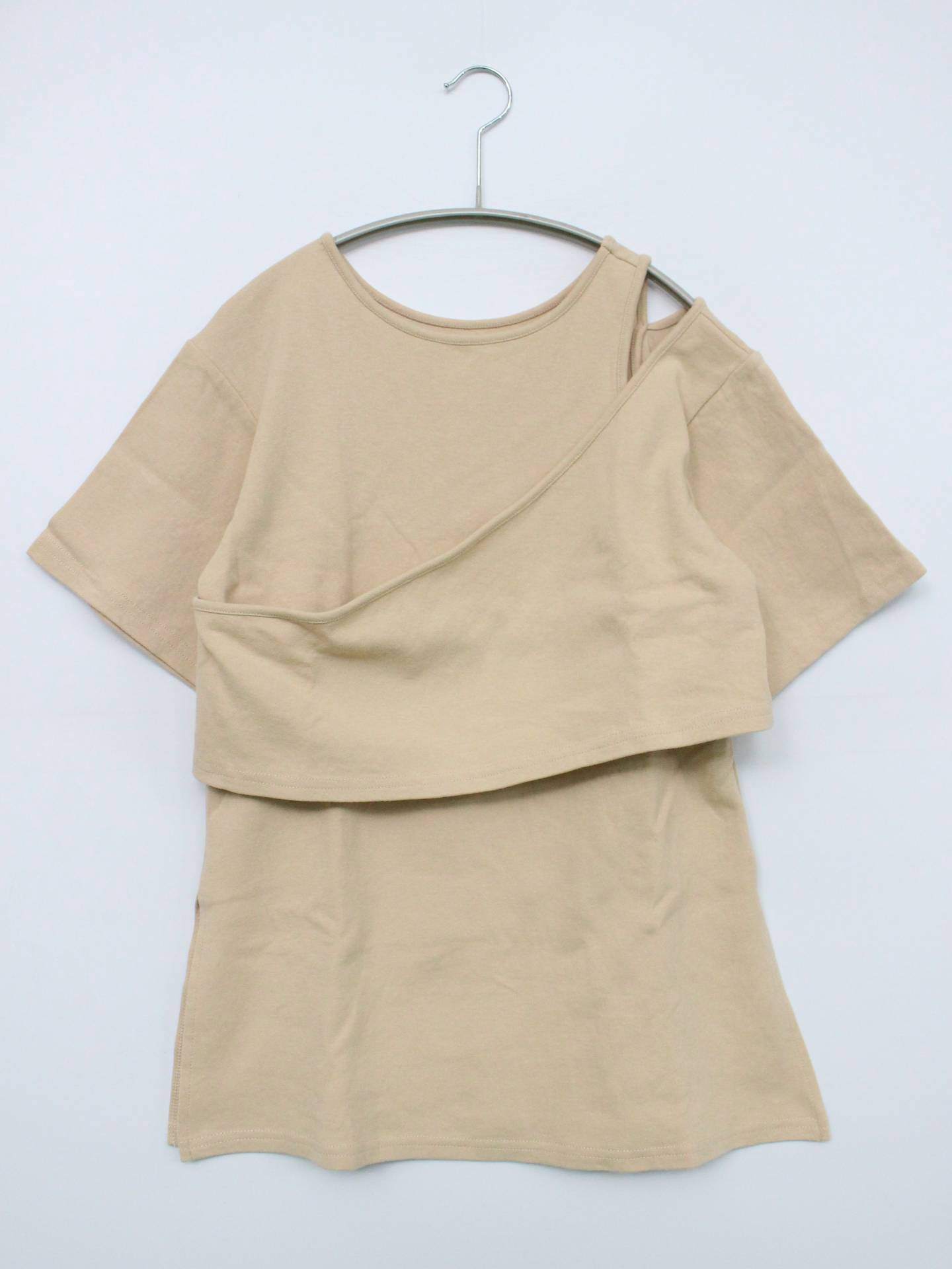 Alumu./Tシャツ/カットソー/トップス/ベージュ/1