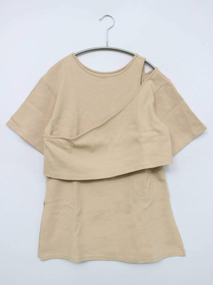 Alumu./Tシャツ/カットソー/トップス/ベージュ/1