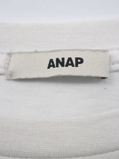 ANAP/Tシャツ/カットソー/トップス/ホワイト/F