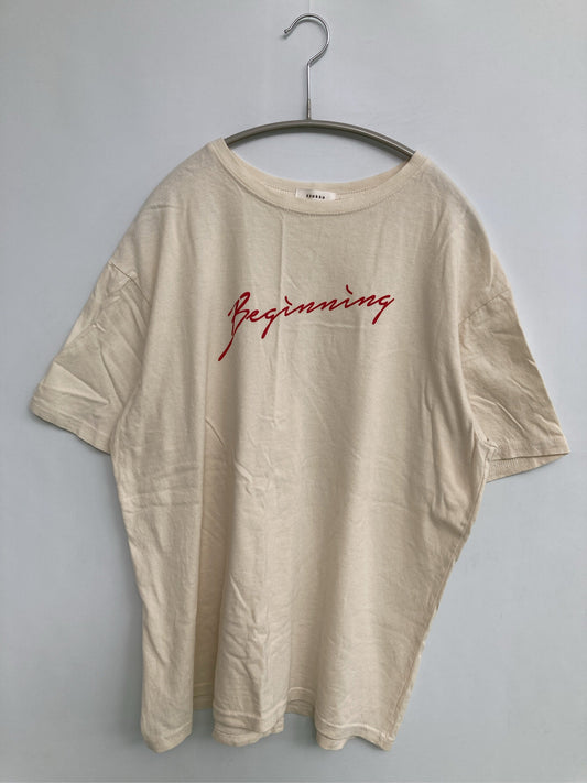zzokko/Tシャツ/カットソー/トップス/アイボリー