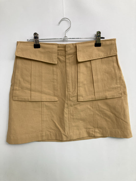 ZARA/ザラ/ショート/ミニスカート/スカート/ベージュ/M