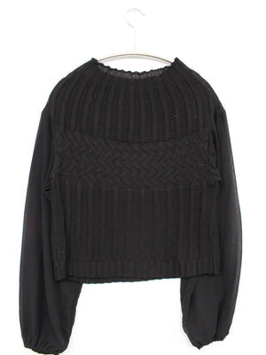 ニット/セーター/トップス/ブラック/F