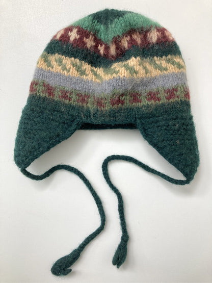 ニットキャップ/ビーニー/帽子/グリーン