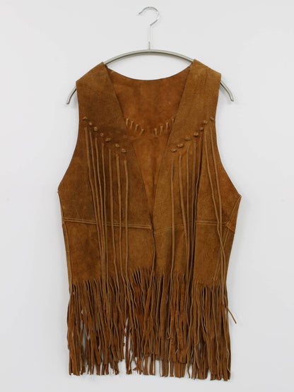 HECHO EN MEXICO/ベスト/トップス/ブラウン/S