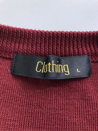 clothing/ベスト/トップス/レッド/L