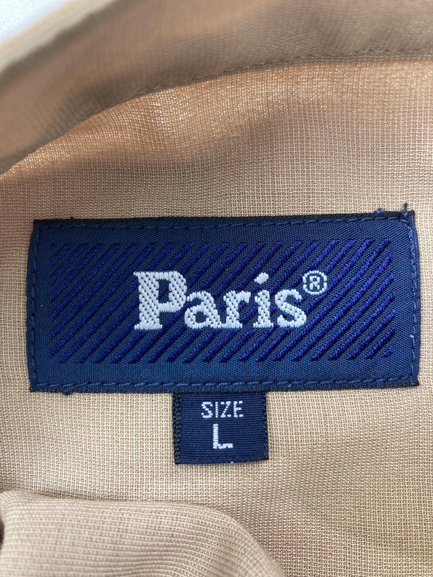 PARIS/シャツ/ブラウス/トップス/ブラウン/L