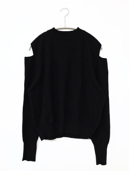 SOLOV/ニット/セーター/トップス/ブラック