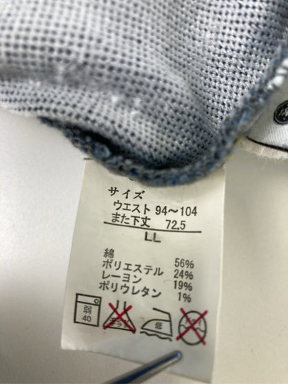 デニムパンツ/パンツ/ブルー/LL