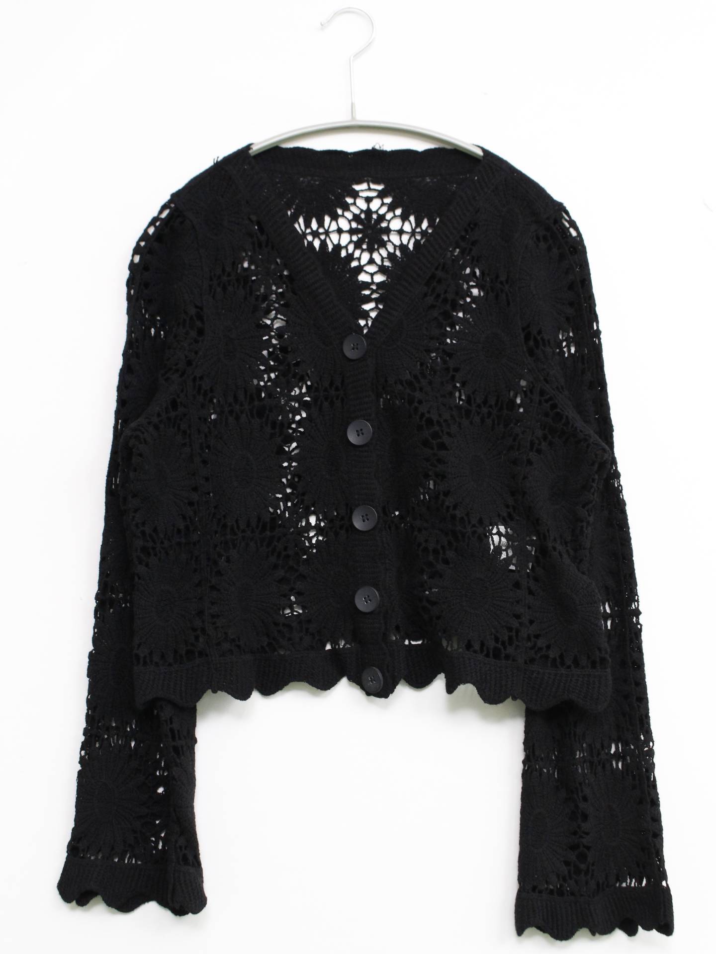 カーディガン/ボレロ/トップス/ブラック/M