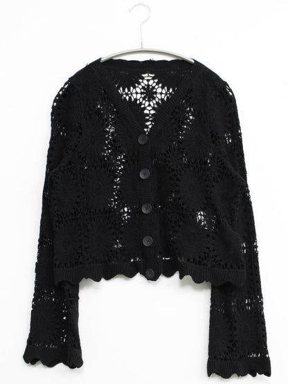 カーディガン/ボレロ/トップス/ブラック/M
