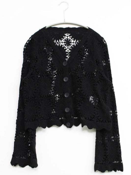 カーディガン/ボレロ/トップス/ブラック/M