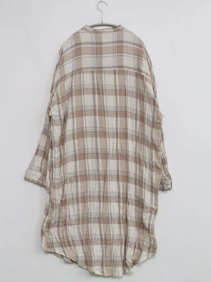 dearful/シャツワンピース/ワンピース/ドレス/ブラウン/LL