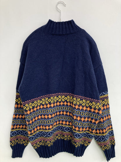 ニット/セーター/トップス/ネイビー