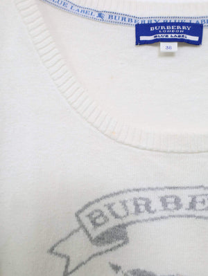BURBERRY/バーバリー/Tシャツ/カットソー/トップス/ホワイト/38