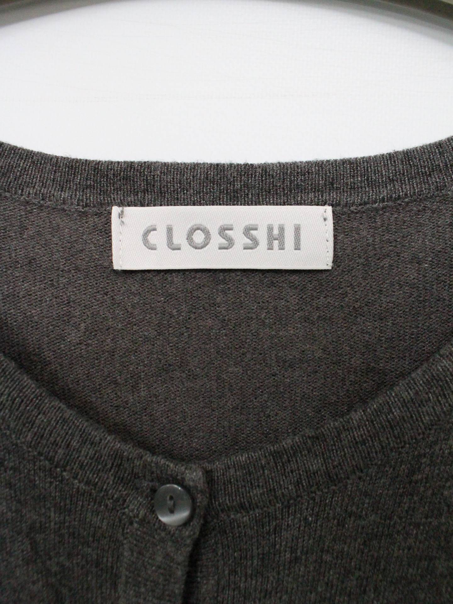 CLOSSHI/クロッシー/カーディガン/ボレロ/トップス/グレー/LL