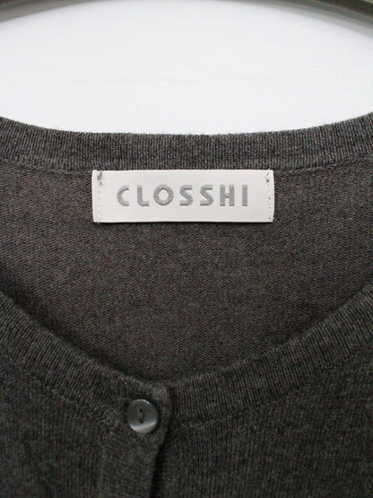 CLOSSHI/クロッシー/カーディガン/ボレロ/トップス/グレー/LL