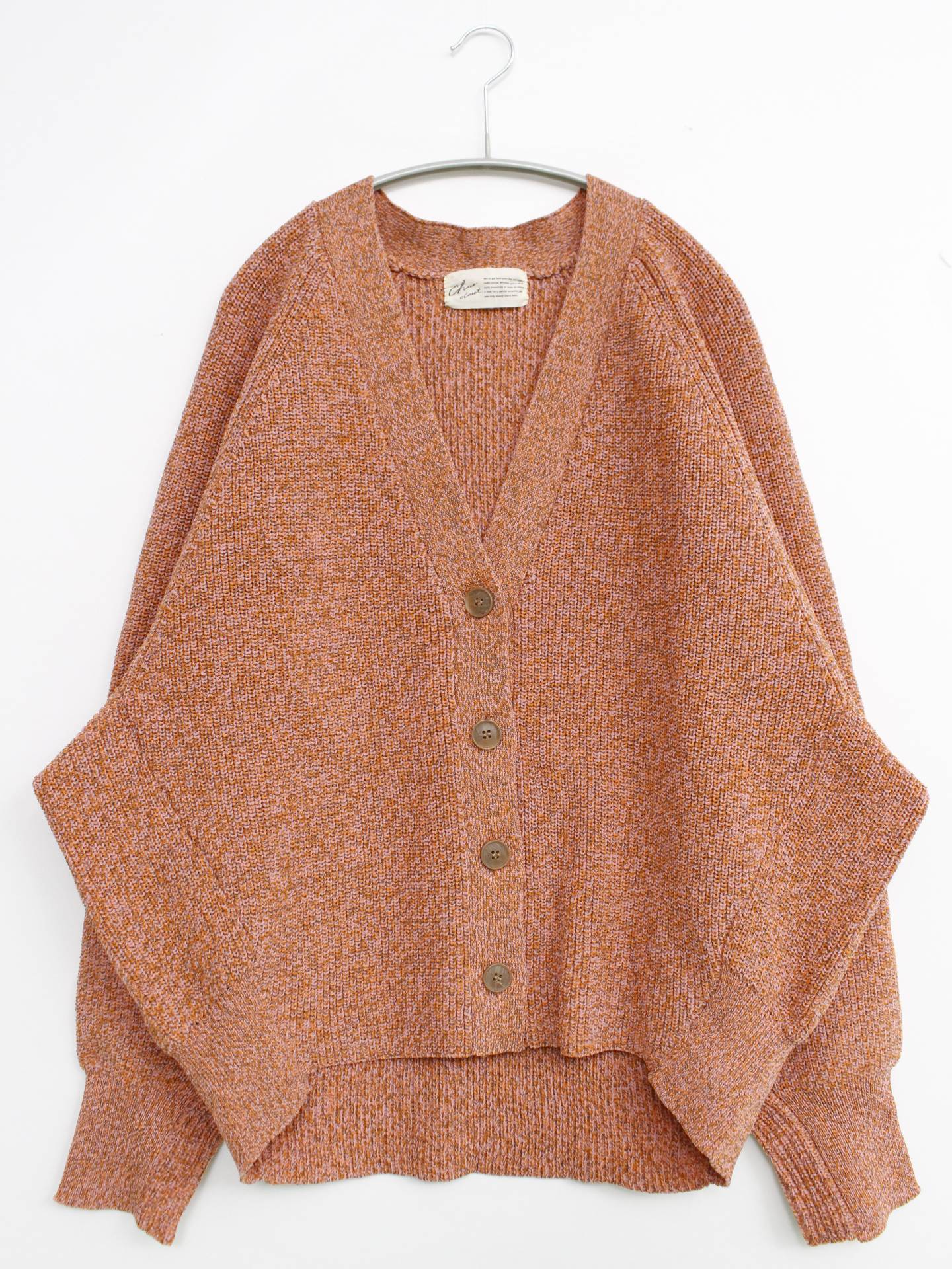 chaco closet/カーディガン/ボレロ/トップス/オレンジ/F