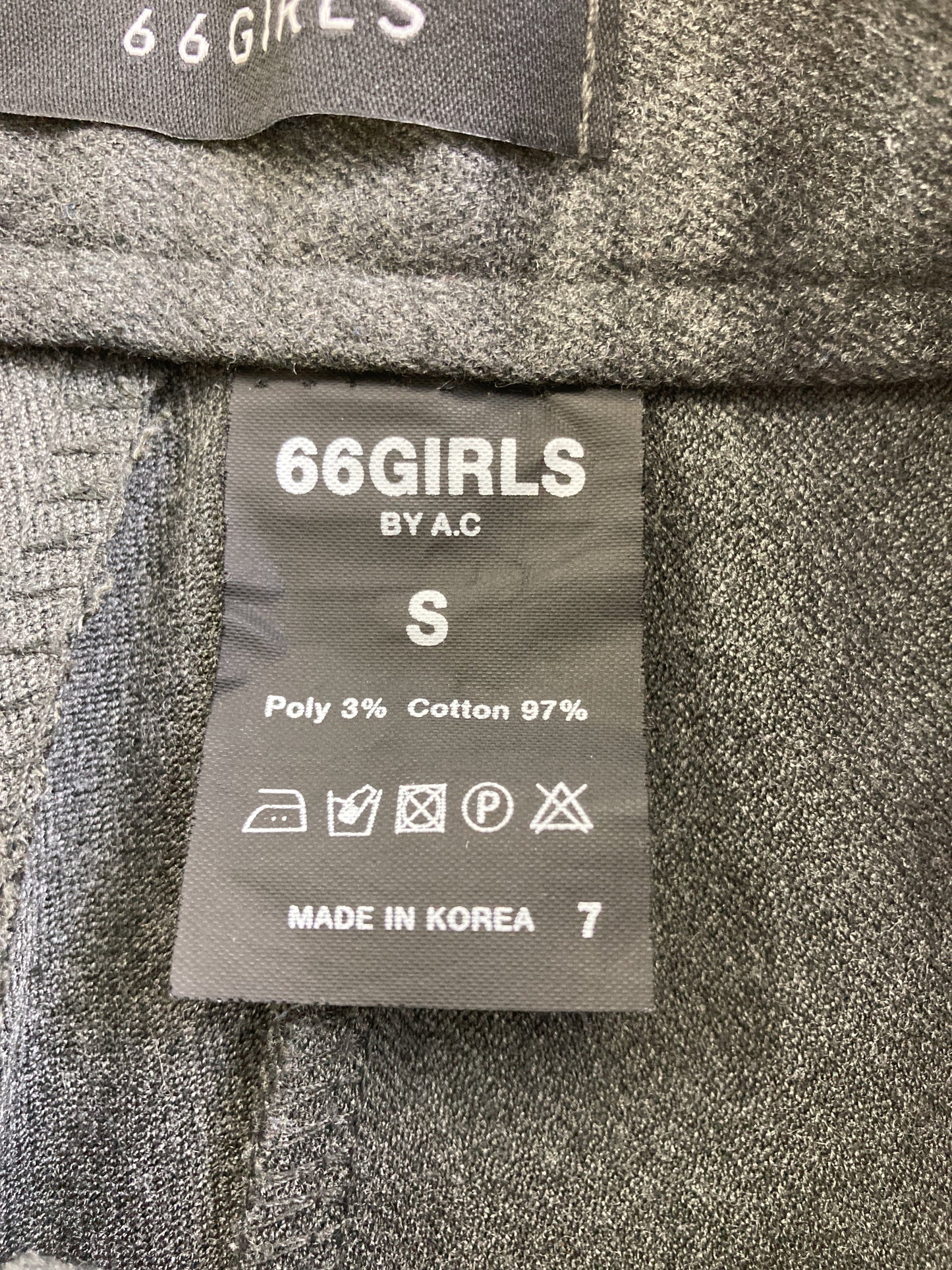 66girls/スラックス/パンツ/グレー/S