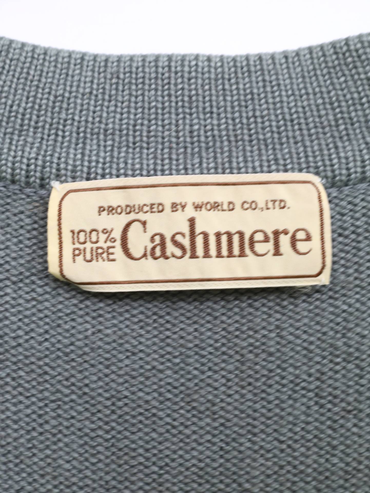 CASHMERE/カーディガン/ボレロ/トップス/グレー/42