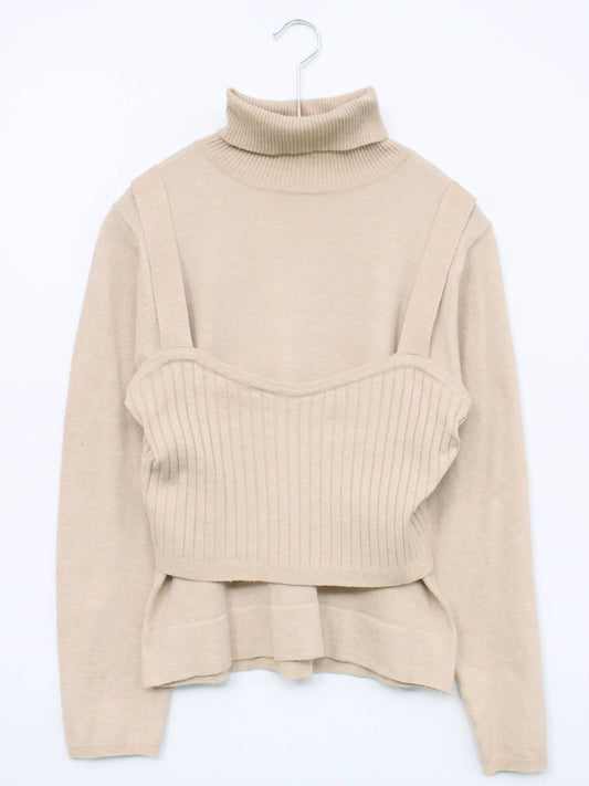 E hyphen world gallery peace/イーハイフンワールドギャラリーピース/ニット/セーター/トップス/ベージュ/F