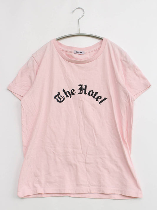 me,me/Tシャツ/カットソー/トップス/ピンク/GM