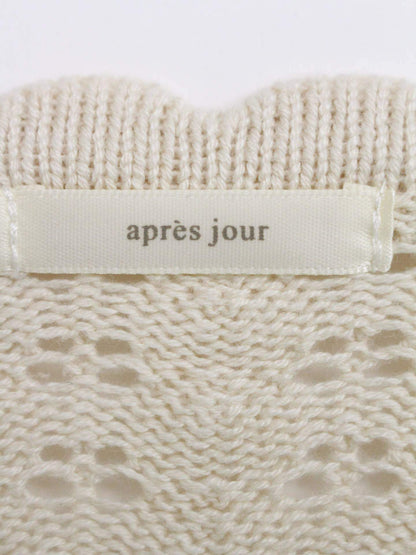 apres jour/ニット/セーター/トップス/アイボリー/F