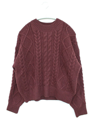ROPE PICNIC/ロペピクニック/ニット/セーター/トップス/ブラウン/38