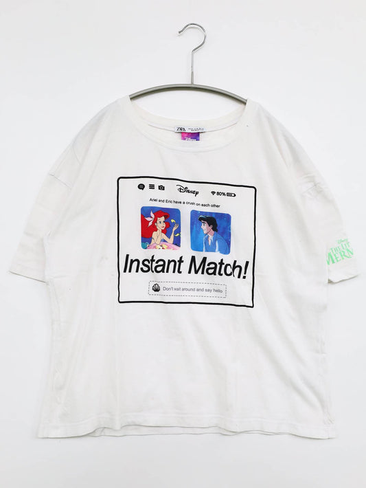 ZARA/ザラ/Tシャツ/カットソー/トップス/ホワイト/EUR M/USA M/ MEX 28