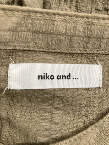 niko and .../ニコアンド/シャツ/ブラウス/トップス/ベージュ/M