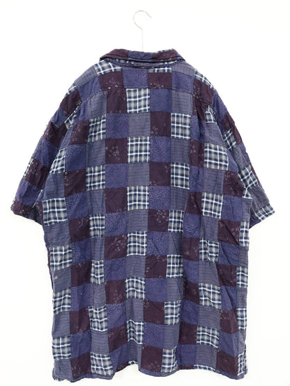 KANSAI JEANS/シャツ/ブラウス/トップス/ネイビー/3L