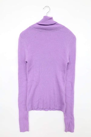 ニット/セーター/トップス/パープル/F