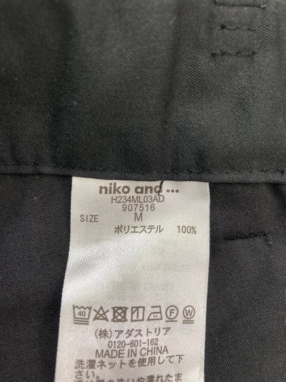 niko and .../ニコアンド/スラックス/パンツ/ブラック/M