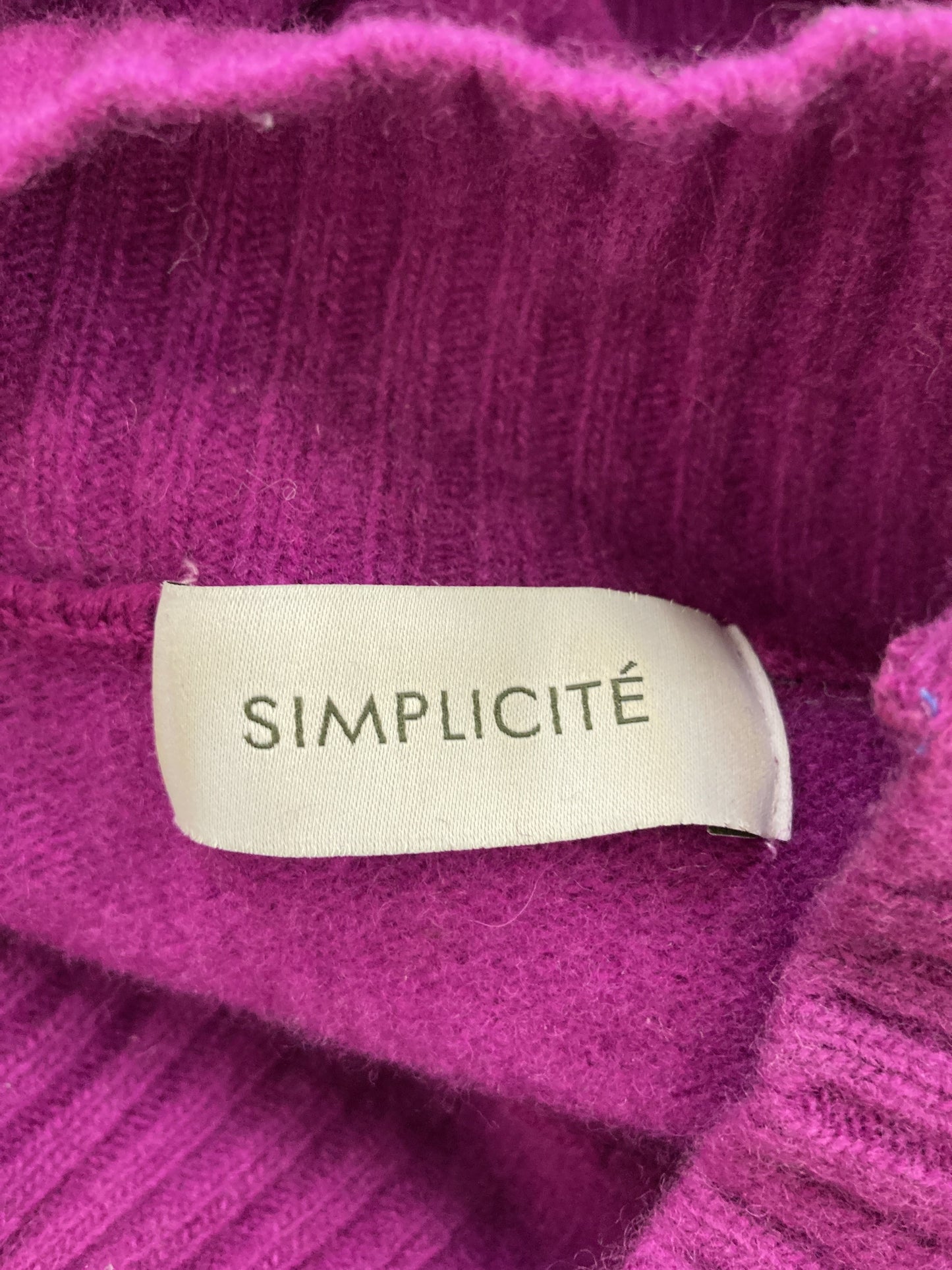 SIMPLICITE/サンプリシテ/ニット/セーター/トップス/パープル