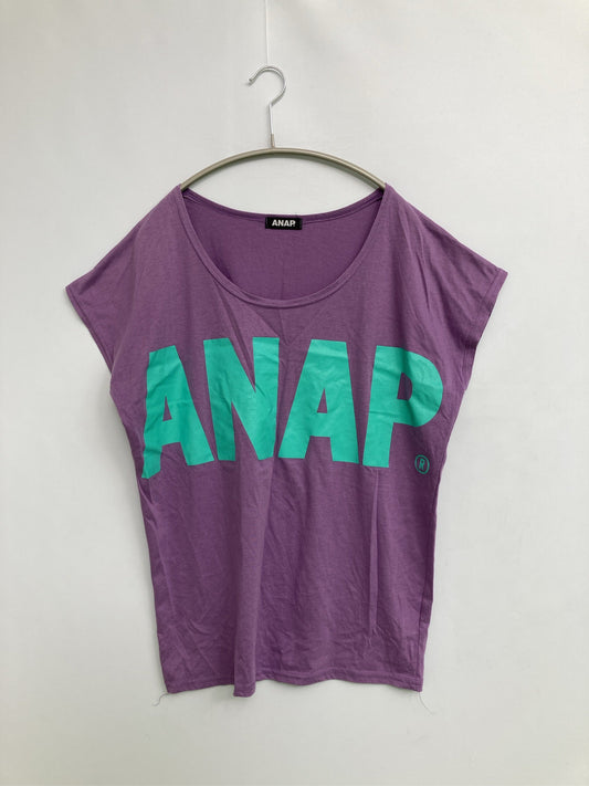 ANAP/アナップ/Tシャツ/カットソー/トップス/パープル