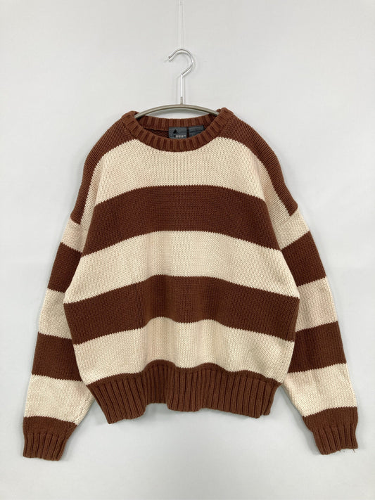 LIZ WEAR/ニット/セーター/トップス/ブラウン/L