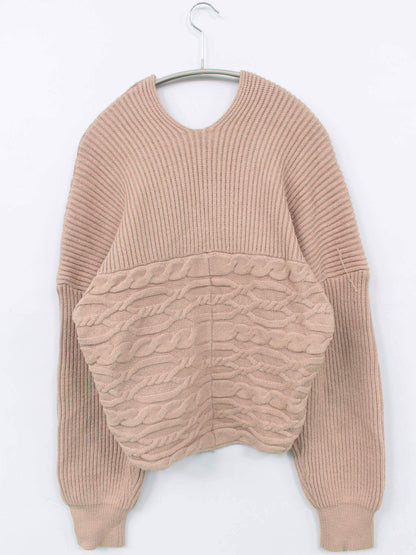 Neuna/ヌナ/ニット/セーター/トップス/ベージュ/F