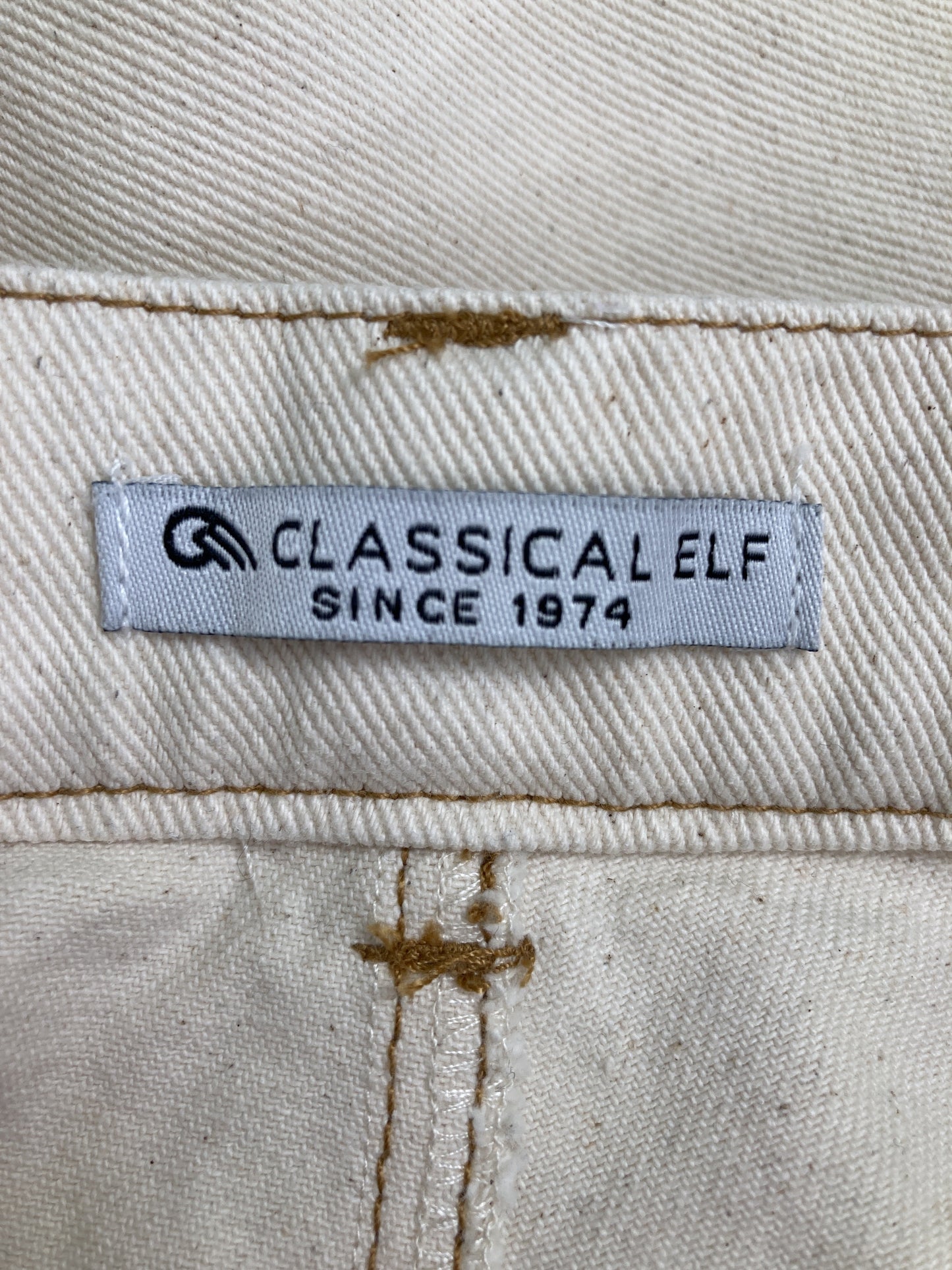 CLASSICAL ELF/クラシカルエルフ/デニムパンツ/パンツ/ホワイト/M