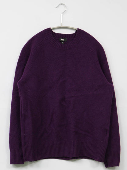 UNIQLO/ユニクロ/ニット/セーター/トップス/パープル/XL