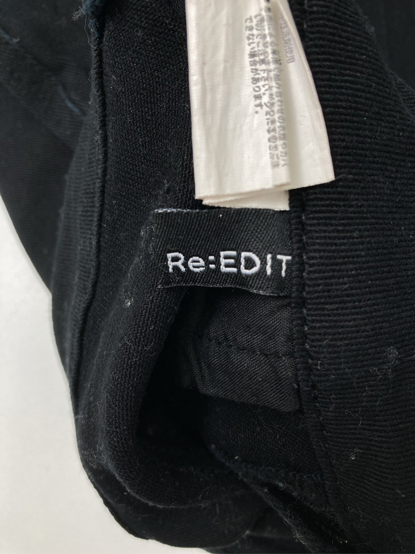 Re:EDIT/リエディ/デニムパンツ/パンツ/ブラック/S