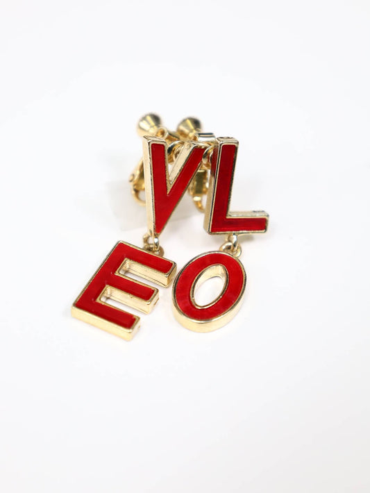 イヤリング/アクセサリー/レッド