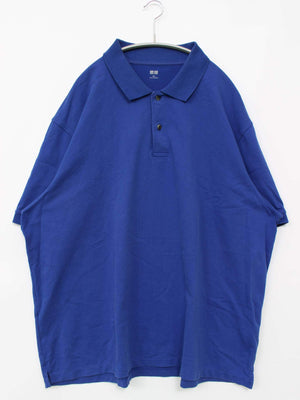 UNIQLO/ユニクロ/ポロシャツ/トップス/ブルー/4XL