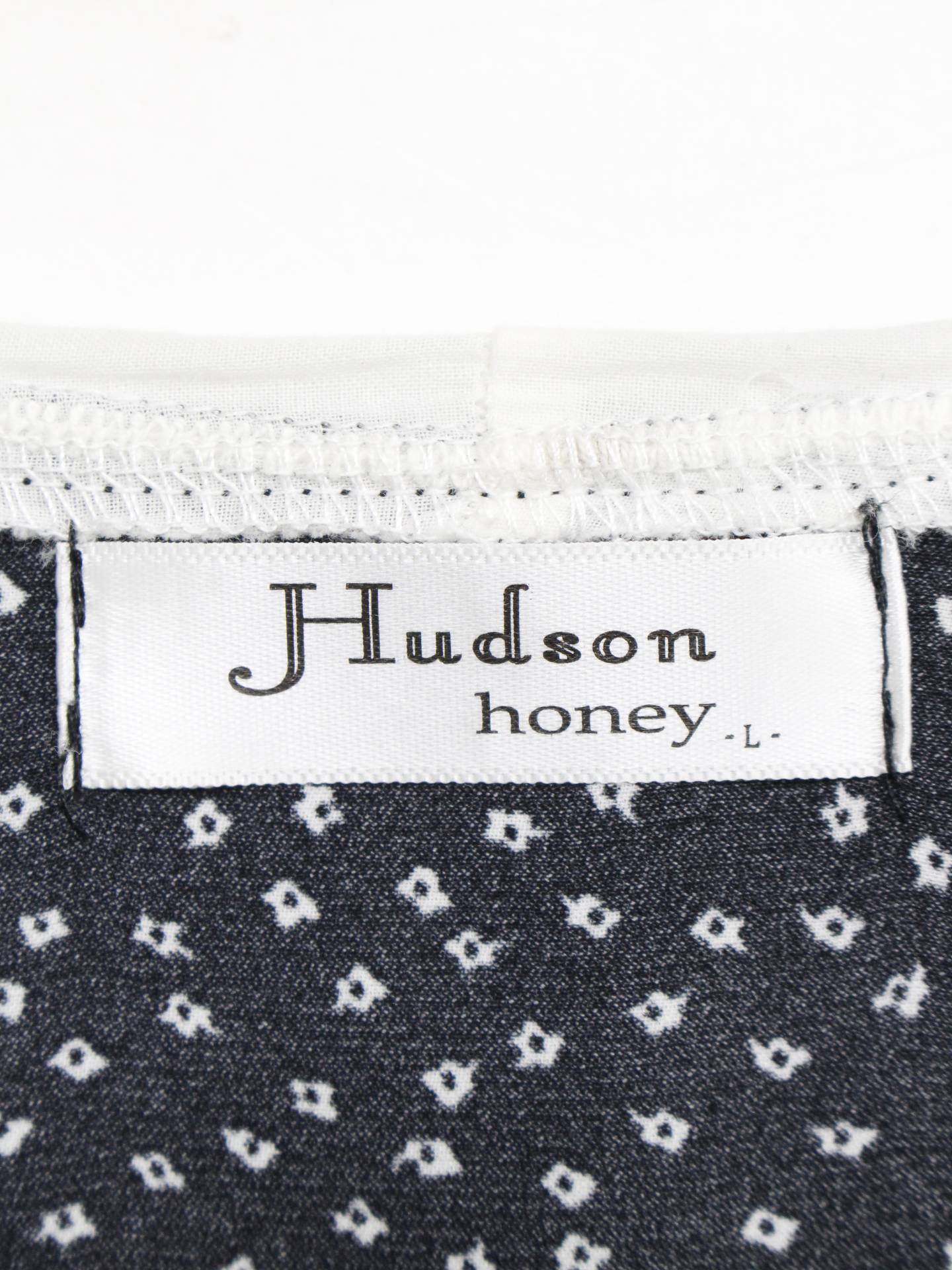 Hudson honey/シャツ/ブラウス/トップス/ブラック/L