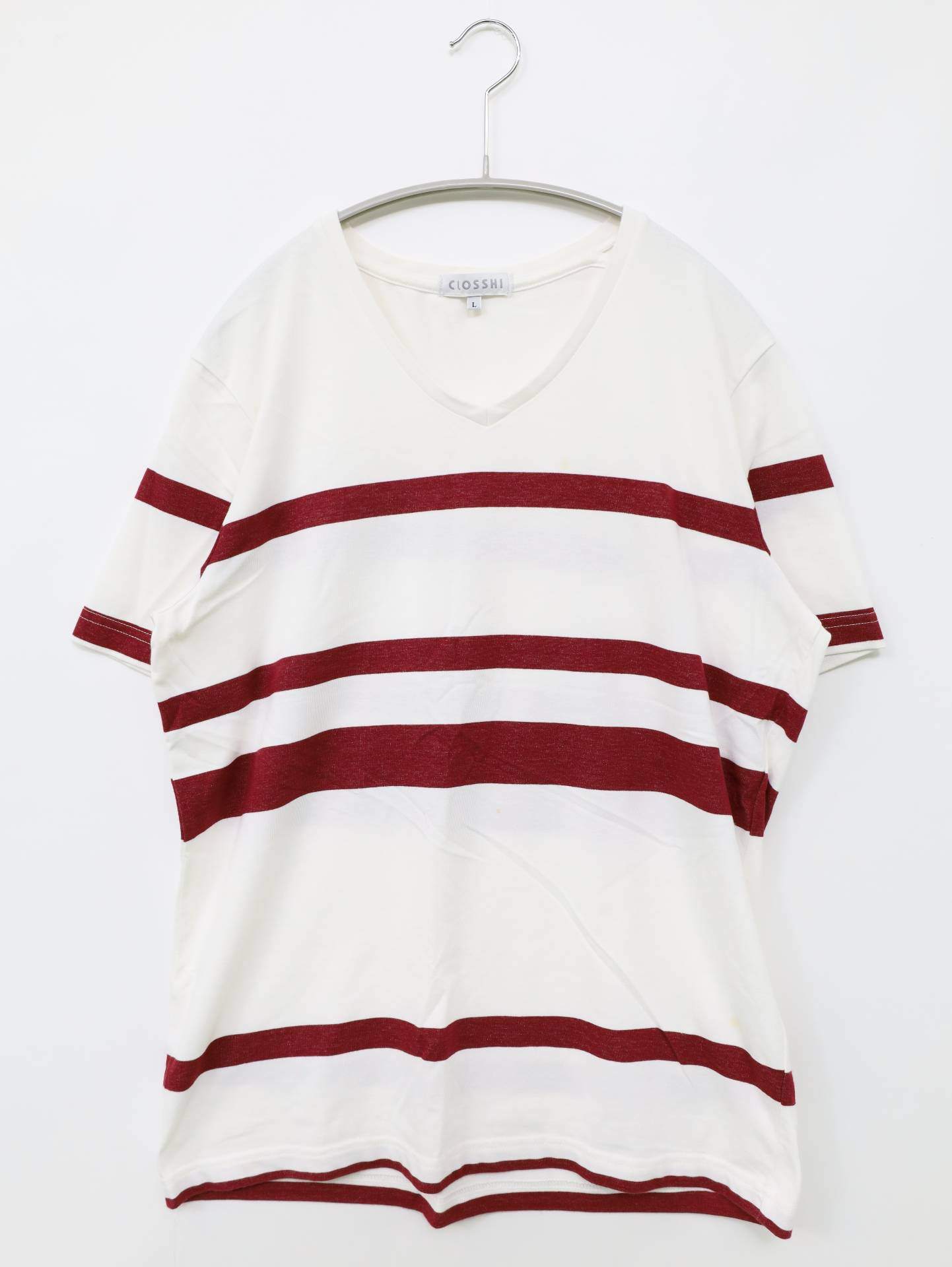CLOSSHI/Tシャツ/カットソー/トップス/ホワイト/L