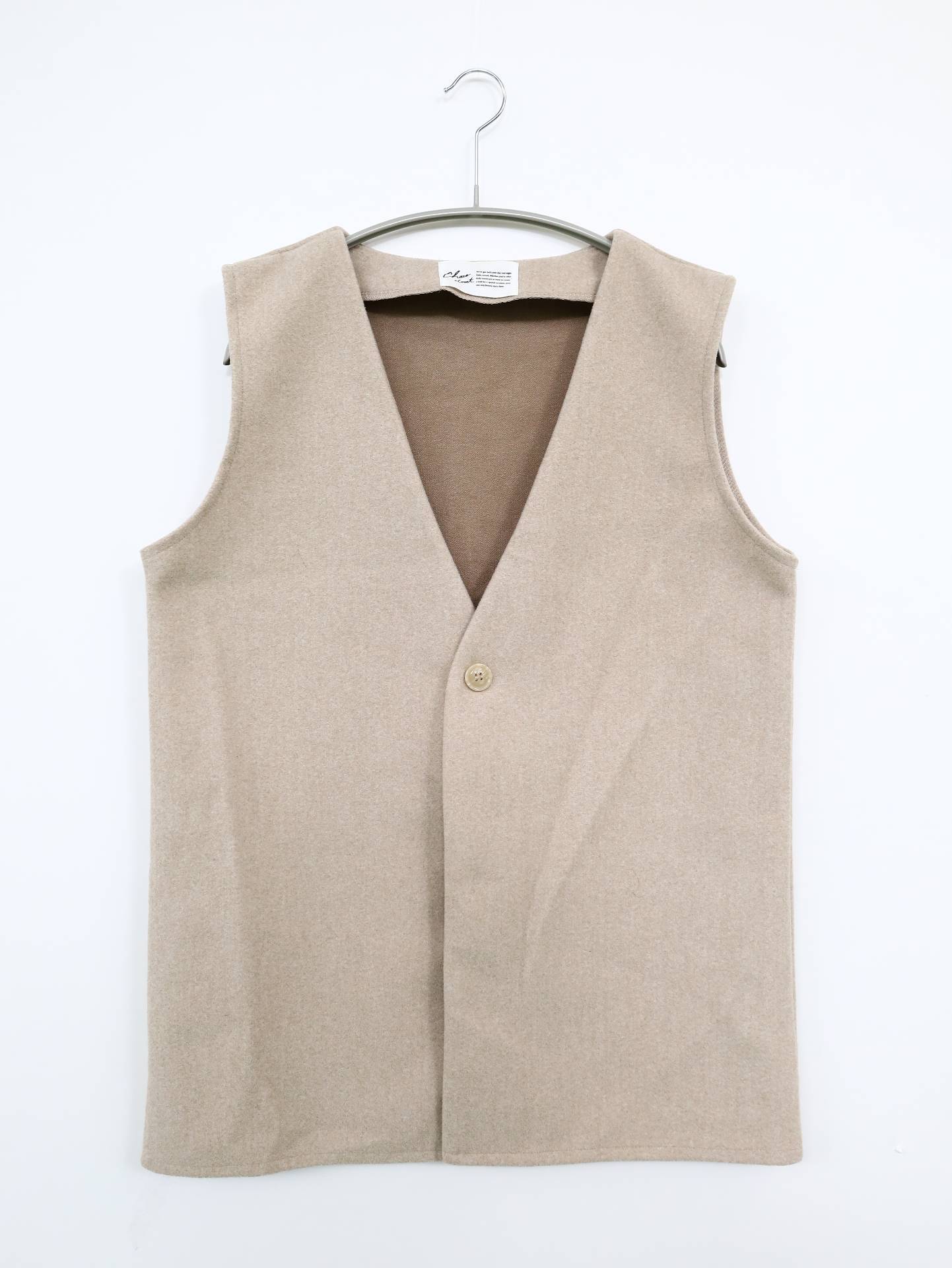 chaco closet/ベスト/トップス/ベージュ/M