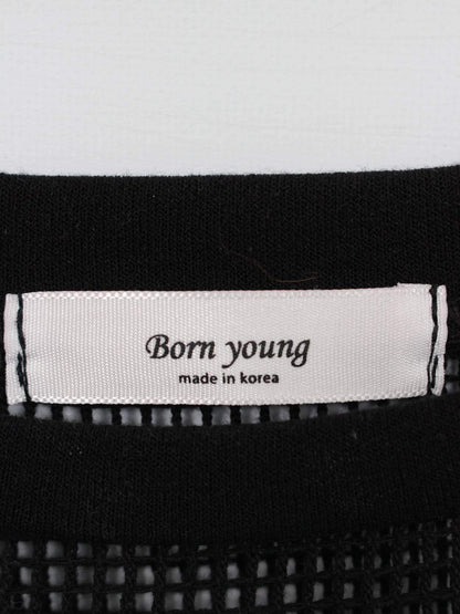 Born young/ニット/セーター/トップス/ブラック
