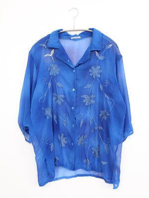 シャツ/ブラウス/トップス/ブルー