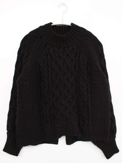 mystywoman/ミスティウーマン/ニット/セーター/トップス/ブラック/F
