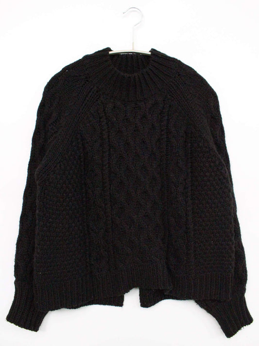 mystywoman/ミスティウーマン/ニット/セーター/トップス/ブラック/F