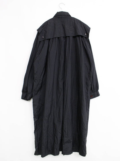 シャツワンピース/ワンピース/ドレス/ブラック/F