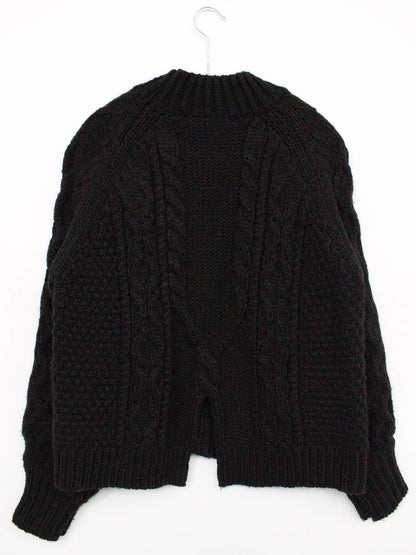 mystywoman/ミスティウーマン/ニット/セーター/トップス/ブラック/F